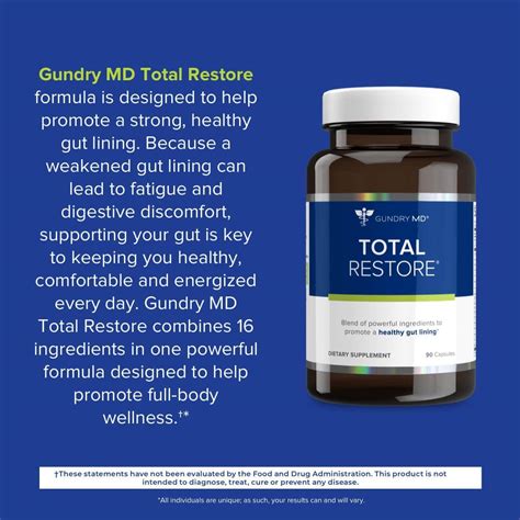 total restore pros and cons|Total Restore Review – Is This Gundry MD Gut Health .